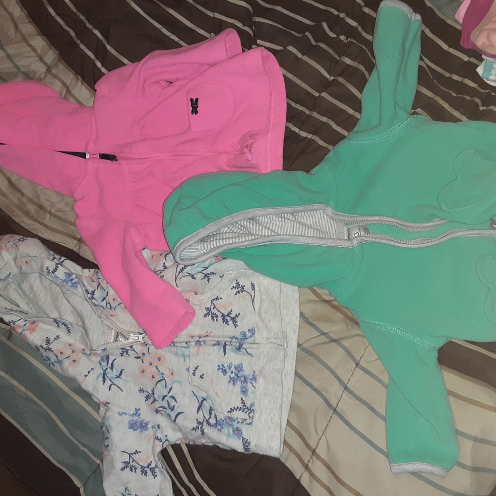 3 babygirl jackets